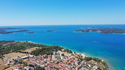 Luftbild – Fazana - Istrien Kroatien im Sommer