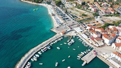Luftbild – Fazana - Istrien Kroatien im Sommer
