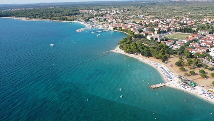 Luftbild – Fazana - Istrien Kroatien im Sommer