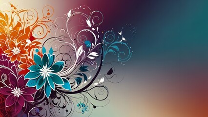Flowing Floral Patterns for Design