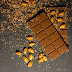 chocolate cake with nuts