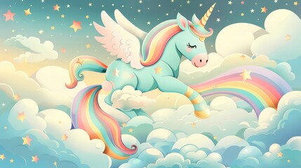 cartoon, illustration, sky, vector, background, animal, art, design, nature, graphic, cute, 