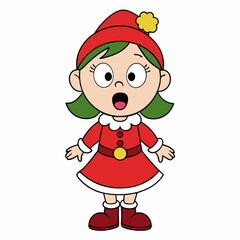 vector-cartoon-little-girl-singing-in-christmas-co