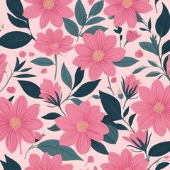 Flower pattern design. Abstract pattern design. 