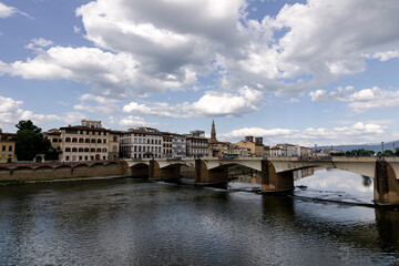 Fototapeta premium Florence. The embankment of the Arno River