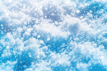 Obraz premium Snowy Winter Background. Beautiful White Winter Snow Space
