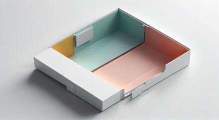 3d render of a building