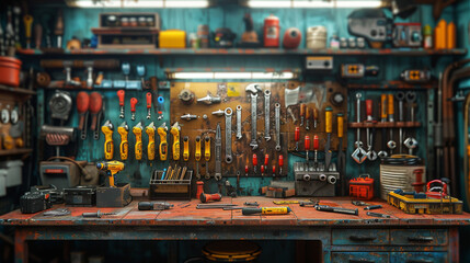 Power and Hand Tools Miscellaneous for Puzzle Template