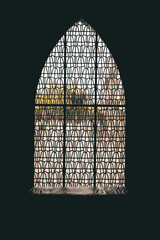 stained glass window in church