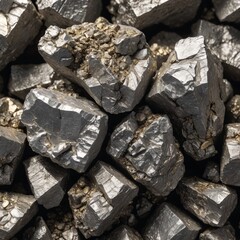 Shimmering Beryllium Ore Raw Beauty from the Depths