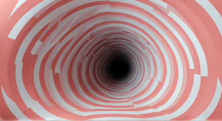 Naklejka premium red tunnel