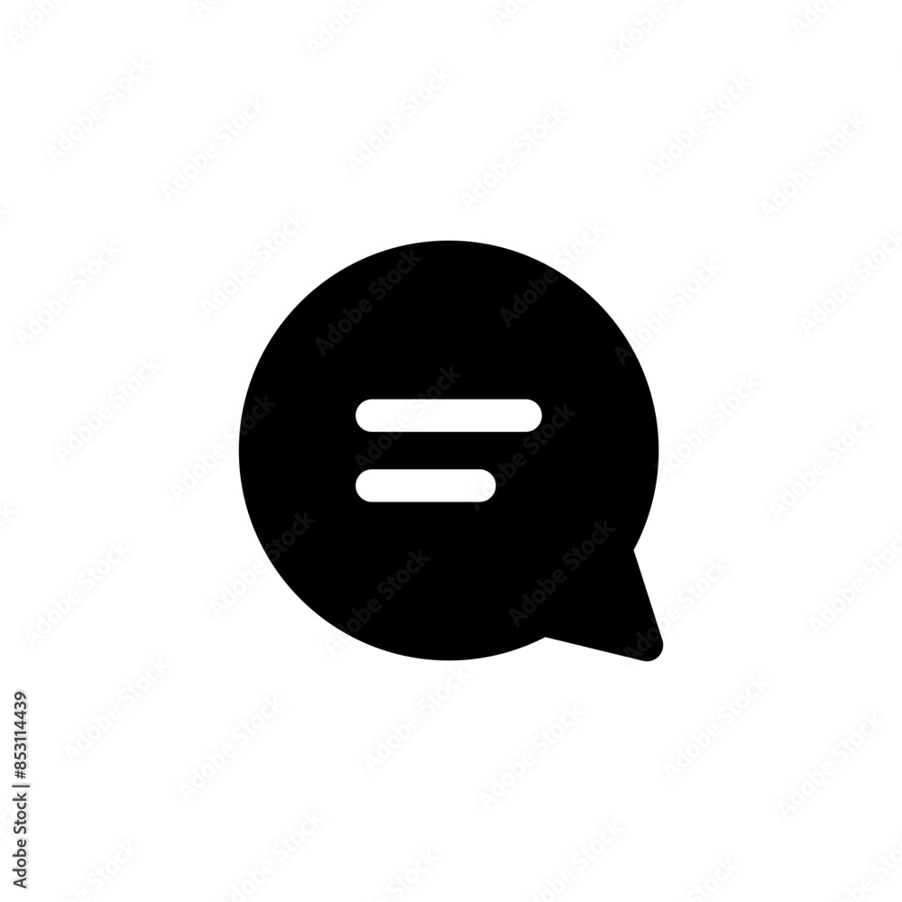 Poster comment icon speech bubble symbol Chat message icons - talk message Bubble chat icon. web vector icon