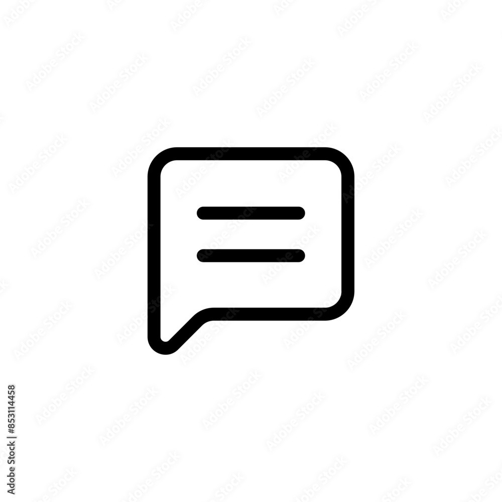 Poster comment icon speech bubble symbol Chat message icons - talk message Bubble chat icon. web vector icon