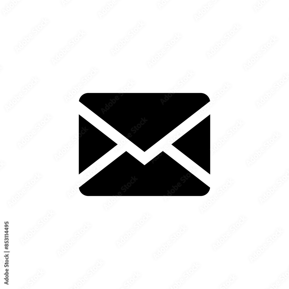 Poster envelope email icon ; mail message icon - Mail icon button sign, notification new message icons buttons