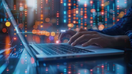 Data analysis concept on tablet. Business performance analysis. Modern analytics