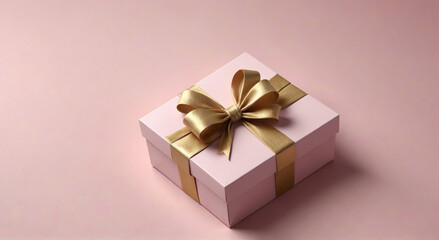 Obraz premium gift box with ribbon