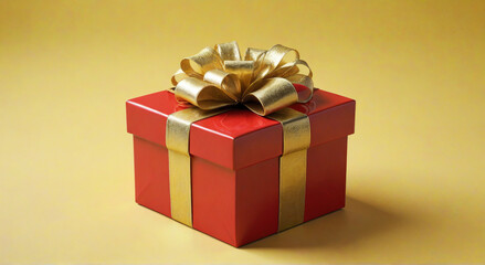 Obraz premium gift box with ribbon