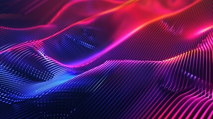 abstract lines background gradient in cyberpank style