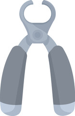 Pet nail clipper showing sharp blades for grooming a cat or dog at home