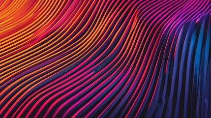 abstract lines background gradient in cyberpank style