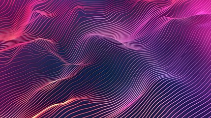 abstract lines background gradient in cyberpank style