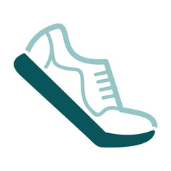 Running shoes icon. Fitness, sport and gym symbol