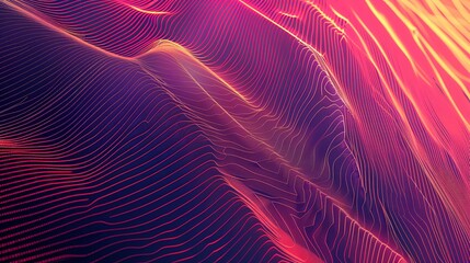 abstract lines background gradient in cyberpank style