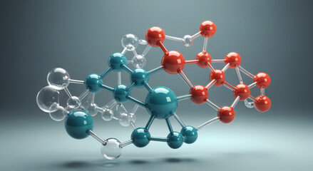3d render of dna molecule