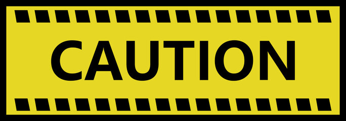 Caution sign
