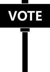 Vote sign