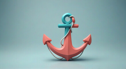 anchor in the water