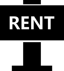 Rent sign