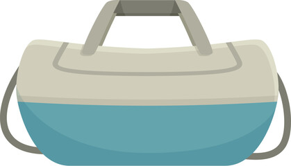 Sports bag waiting for gym session with its owner