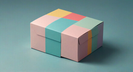 Obraz premium cubes on white background