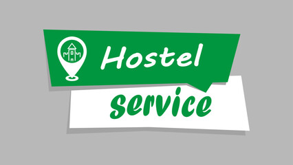 Hostel service icon , vector illustration