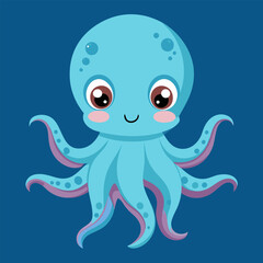 An incredible journey into the underwater world: a small octopus on the seabed. Discover the wonders of the underwater world.