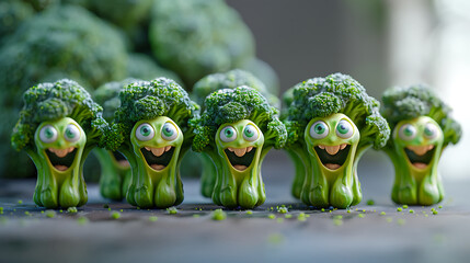 Superbe photo de l&eacute;gumes en forme d'&eacute;moticons rigolos