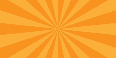 	
Vector Abstract orange sun rays and sunburst backdrop background. seamless retro vintage burst...