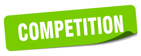 competition sticker. competition label