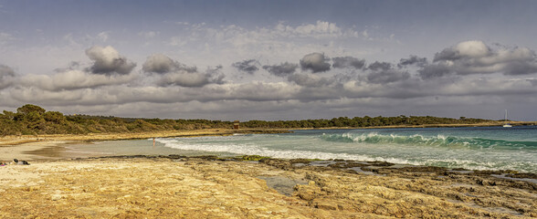 Rugged Shoreline of Cala de Banyul, Menorca
