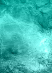 Abstract turquoise water background. Background for design, print and graphic resources.  Blank space for inserting text.