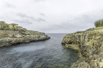 Scenic View of Cala en Blanes, Menorca