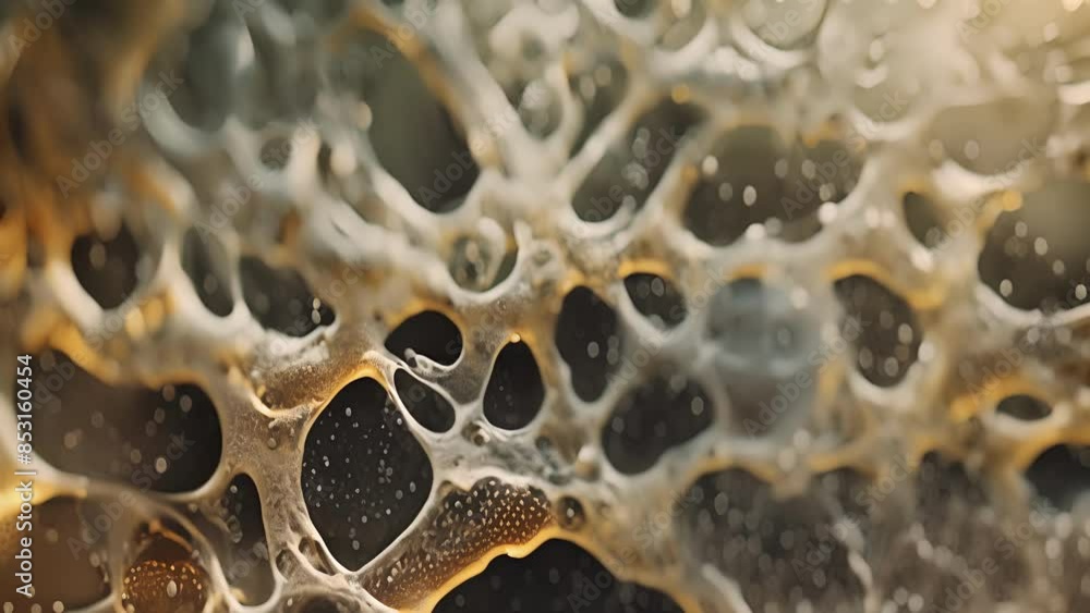Poster a closeup view of the dendritic arbor showing the individual branches interconnecting with each othe