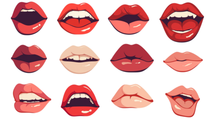 set of lips