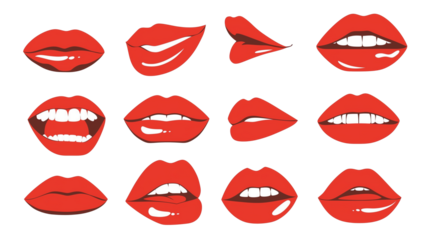 set of lips