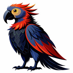 Parrot Illustration Vector Art 