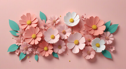  Gold Wave and Floral Frame for Product Presentation
