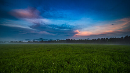 Obraz premium Fall Morning in Bohemian Switzerland, Bohemia, Czech Republic