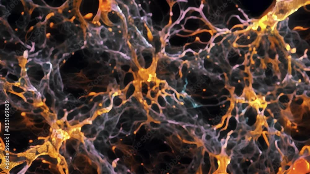 Poster a highly magnified animation of osteocytes reveals their delicate and complex network of dendritic p