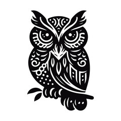 Animal black silhouette vector with white color background